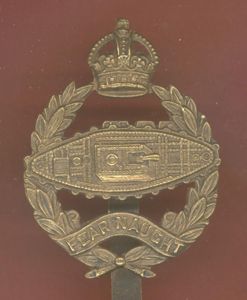 Royal Tank Corps 1924 Band Beret Badge