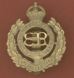 Royal Engineers EDVIII OR's cap badge