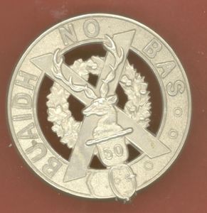 Canadian Militia 50th Regiment (Gordon Highlanders of Canada), Glengarry Badge