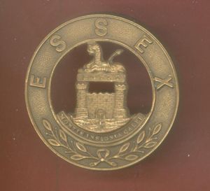 The Essex Regiment Victorian helmet plate centre
