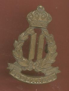 British Colonial 11th Sudan Infantry cap badge