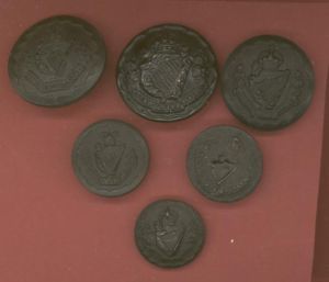 Irish Royal Ulster Rifles buttons
