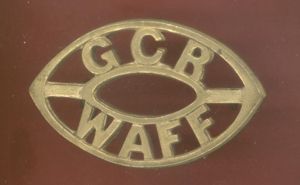 G.C.R. / W.A.F.F. West African Frontier Force WW1 shoulder title