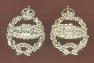 Royal Tank Corps OR's collar badges