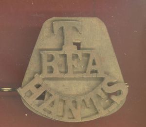 T / RFA / HANTS scarce Royal Field Artillery shoulder …