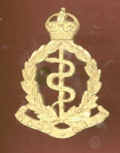South African Army Medical Corps Officer's cap badge