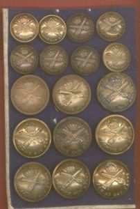 Machine Gun Corps WW1 buttons