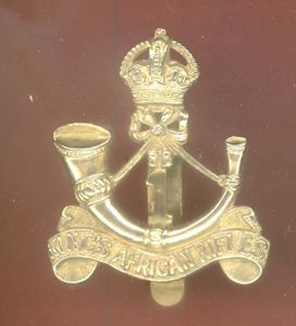 1st (Nyasaland Battalion) King's African Rifles Officer's cap badge