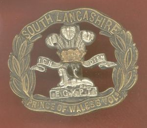 South Lancashire Regt. Prince of Wales Vols WW1 OR's cap …