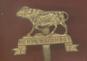 The Kenya Regiment T.F. cap badge