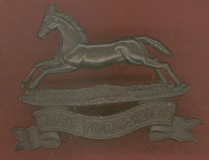 The West Yorkshire Regiment WW1 Officer's OSD cap badge