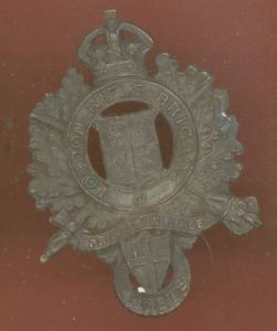 London Rifle Brigade Cadets WW1 OR's cap badge