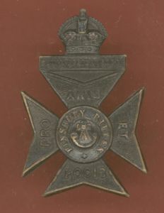 11th County of London Bn. Finsbury Rifles cap badge