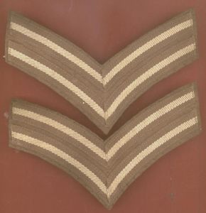 Corporals rank stripes