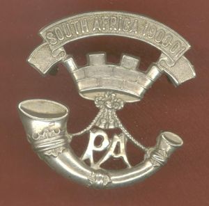 4th/5th Battn. Somerset Light Infantry WW1 OR's cap badge