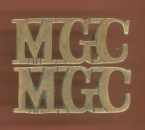 M.G.C. Machine Gun Corps WW1 shoulder titles