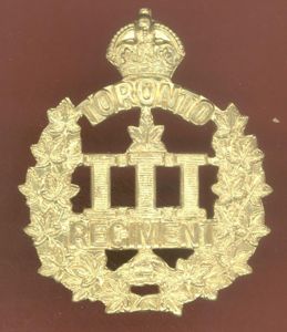 Canadian 3rd Toronto Battn. WW1 CEF cap badge