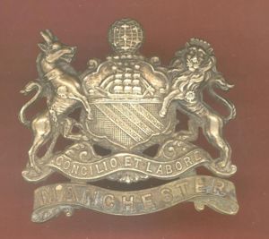 The Manchester Regiment Victorian OR's cap badge