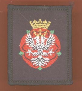 The Royal Mercian & Lancastrian Yeomanry cloth beret badge