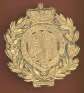 Indian Army Madras Artillery Victorian Officer's plate