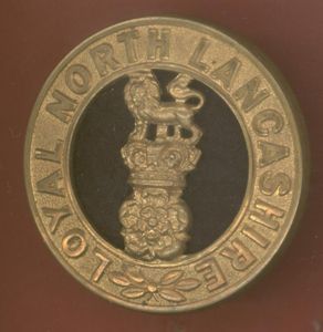 Loyal North Lancashire Regiment Victorian helmet plate centre