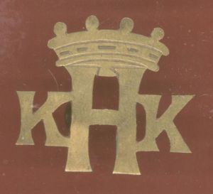 South African Kitchener's Horse sheet brass Boer War slouch hat …