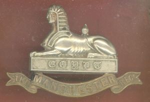 The Manchester Regiment Victorian Warrant Officer's cap badge