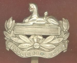 5th & 6th Bn. The Gloucestershire Regiment WW1 OR's cap …