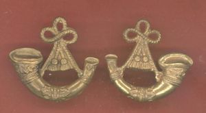 Light Infantry Regiments collar / title badges