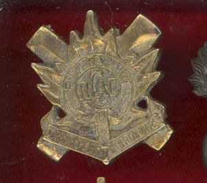 Canadian Copper Cliff Highlanders Cadet Corps cap badge