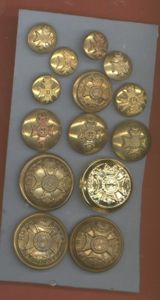 Royal Sussex Regiment Officer's buttons