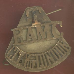 T / RAMC / CITY of LONDON WW1 shoulder title