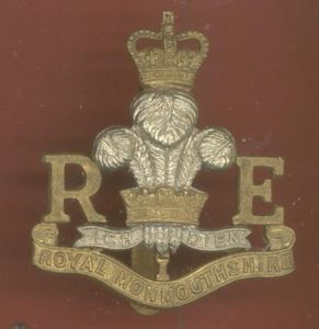 Royal Monmouthshire Royal Engineers cap badge