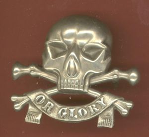 17th DCO Lancers OR's Motto badge