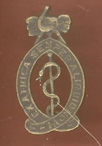 East Africa Army Medical Corps cap badge