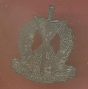 South African Instructional Corps WW2 cap badge