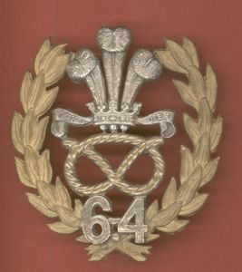 64th Staffordshire Regiment of Foot Victorian Band Officers Badge
