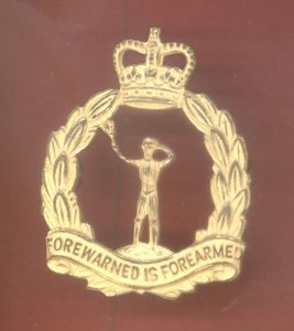 Royal Observer Corps Officer's cap badge