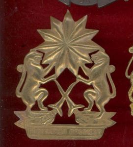Malayian Federated Malay Volunteer Regiment cap badge