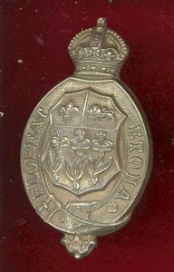 Eton College OTC King's Crown cap badge