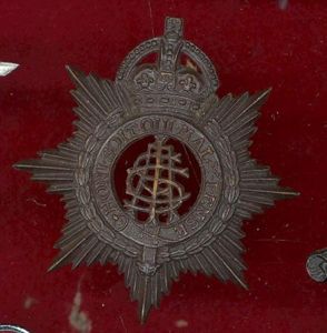 Indian Army Service Corps Officer's OSD cap badge