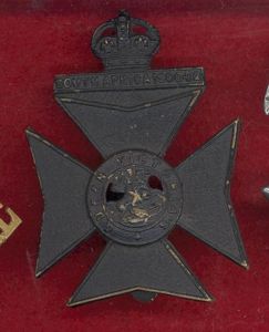 9th County of London Bn. The London Regt. OR's cap …