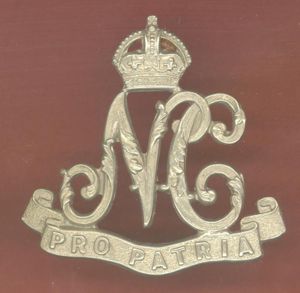 South Africa. Natal Carabiniers Edwardian Smasher Hat badge