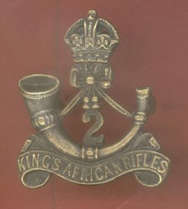 2nd King's African Rifles (Nyasaland) cap badge