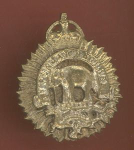 Indian Army 1st Punjab Regiment cap badge
