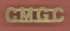 C.M.G.C. WW1 CEF Canadian Machine Gun Corps shoulder title
