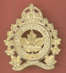 Canadian Lake Superior Regiment WW2 glengarry badge
