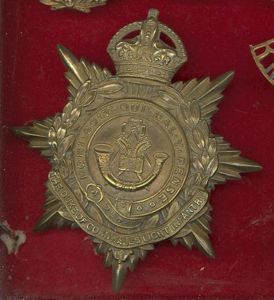 2nd Bn. Duke of Cornwall s Light Infantry valise star.