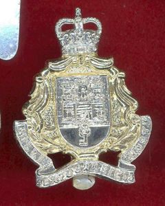 The Gibraltar Regiment staybright cap badge