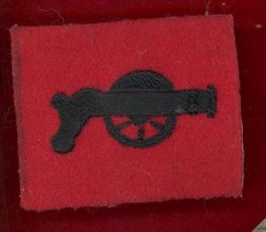 Indian Army WW2 Lahore District formation sign